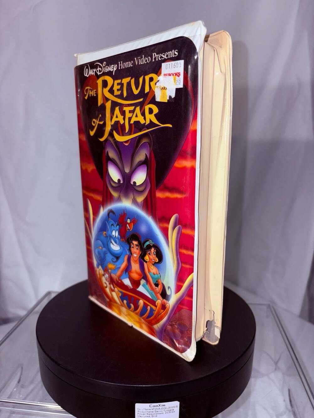 Walt Disney Home Video The Return of Jafar VHS Tape